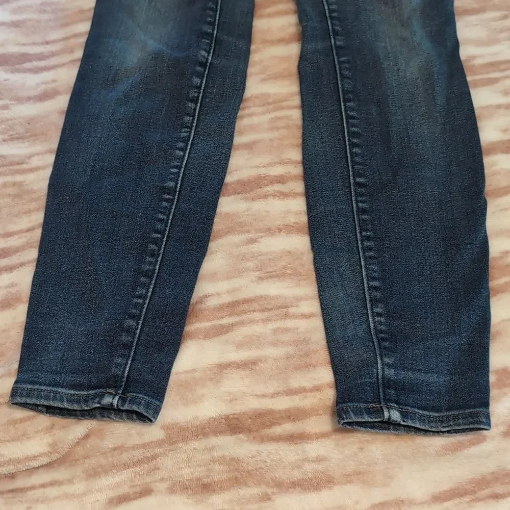 Ann Taylor Loft Blue Skinny Jeans Size‎ 0 - Picture 5 of 9